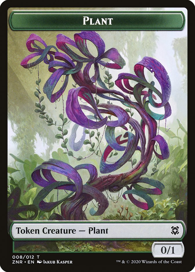 Plant Token [Zendikar Rising] | Exor Games New Glasgow