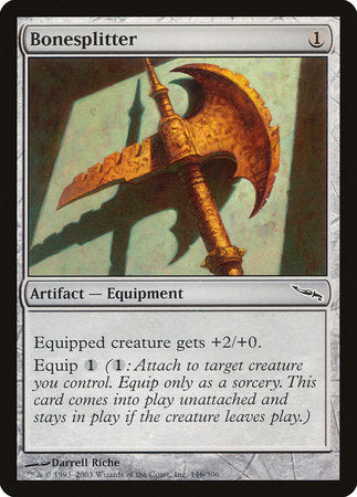 Bonesplitter [Mirrodin] | Exor Games New Glasgow