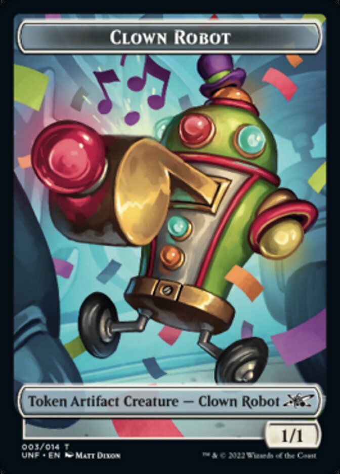 Clown Robot (003) Token [Unfinity Tokens] | Exor Games New Glasgow