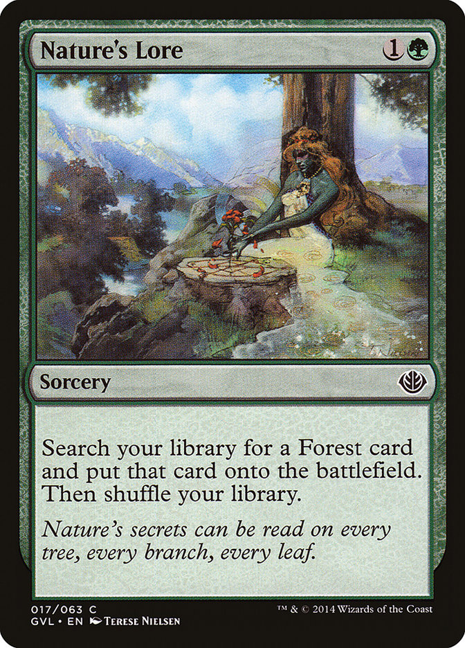 Nature's Lore (Garruk vs. Liliana) [Duel Decks Anthology] | Exor Games New Glasgow