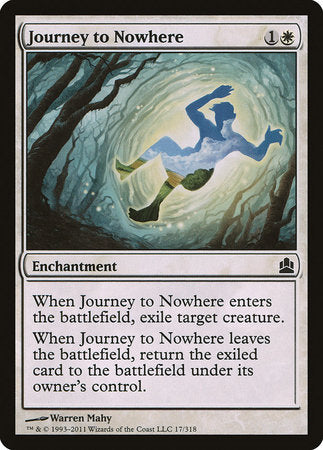 Journey to Nowhere [Commander 2011] | Exor Games New Glasgow