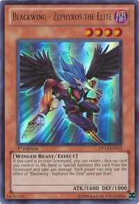 Blackwing - Zephyros the Elite [DP11-EN012] Ultra Rare | Exor Games New Glasgow