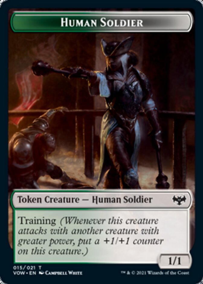 Human Soldier Token [Innistrad: Crimson Vow Tokens] | Exor Games New Glasgow