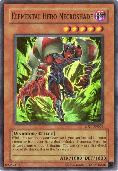 Elemental Hero Necroshade [GX1-EN001] Super Rare | Exor Games New Glasgow