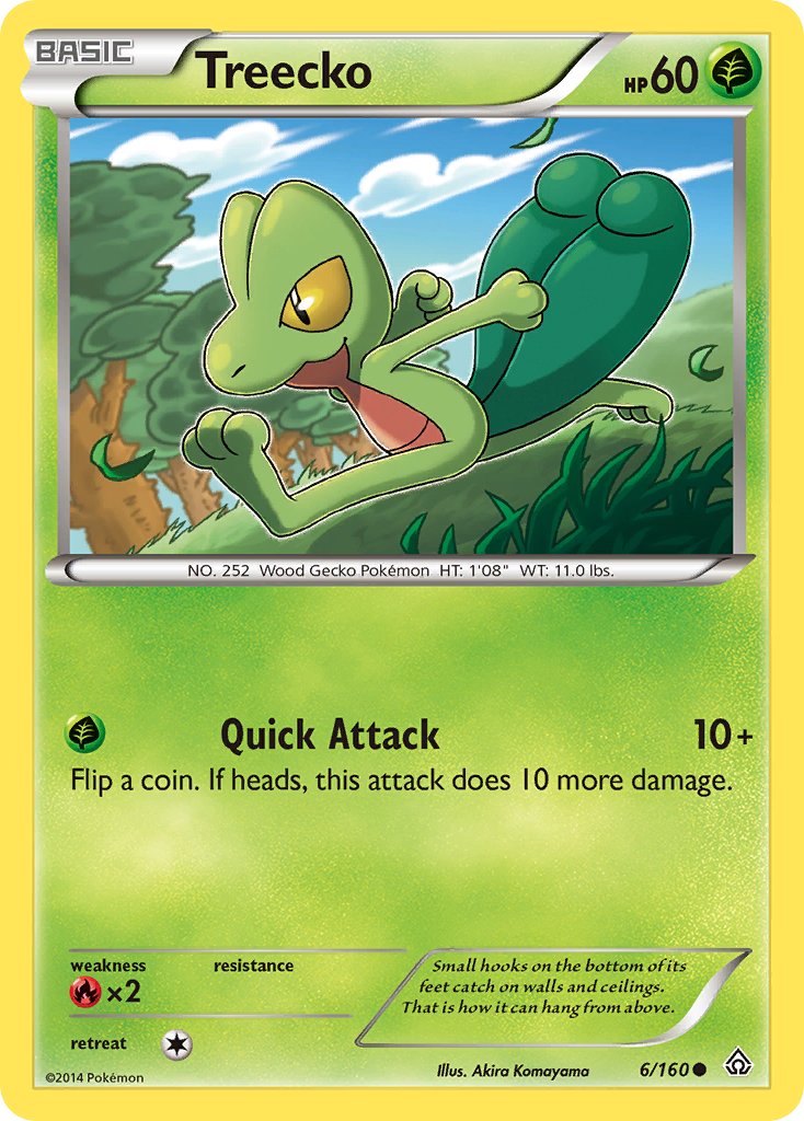 Treecko (6/160) [XY: Primal Clash] | Exor Games New Glasgow