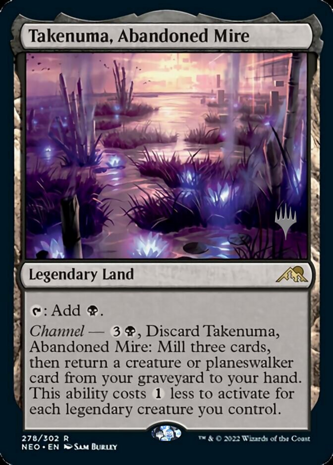 Takenuma, Abandoned Mire (Promo Pack) [Kamigawa: Neon Dynasty Promos] | Exor Games New Glasgow