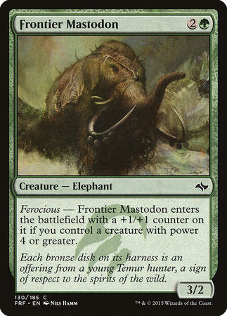 Frontier Mastodon [Fate Reforged] | Exor Games New Glasgow