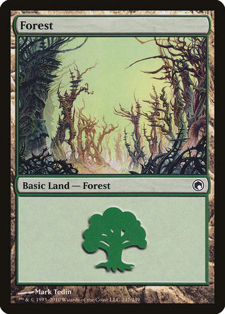 Forest (247) [Scars of Mirrodin] | Exor Games New Glasgow