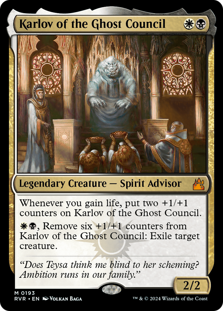 Karlov of the Ghost Council [Ravnica Remastered] | Exor Games New Glasgow