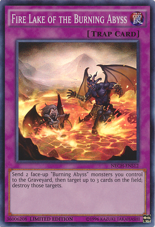 Fire Lake of the Burning Abyss (SE) [NECH-ENS12] Super Rare | Exor Games New Glasgow