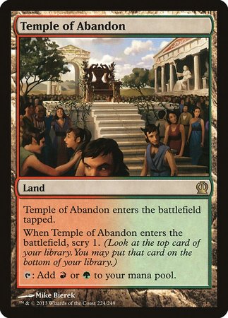 Temple of Abandon [Theros] | Exor Games New Glasgow