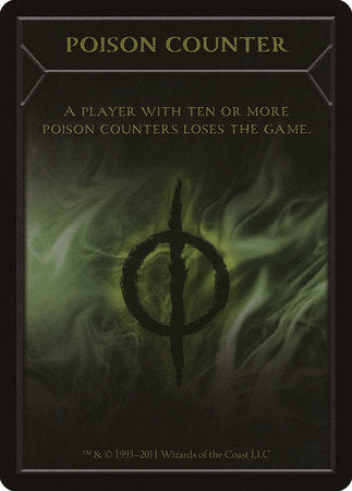 Poison Counter Token [New Phyrexia Tokens] | Exor Games New Glasgow