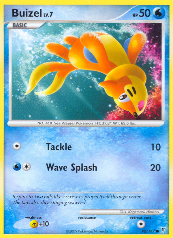 Buizel (92/147) [Platinum: Supreme Victors] | Exor Games New Glasgow