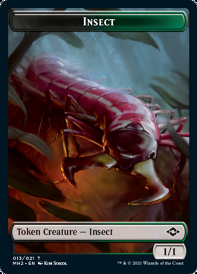 Insect Token [Modern Horizons 2 Tokens] | Exor Games New Glasgow