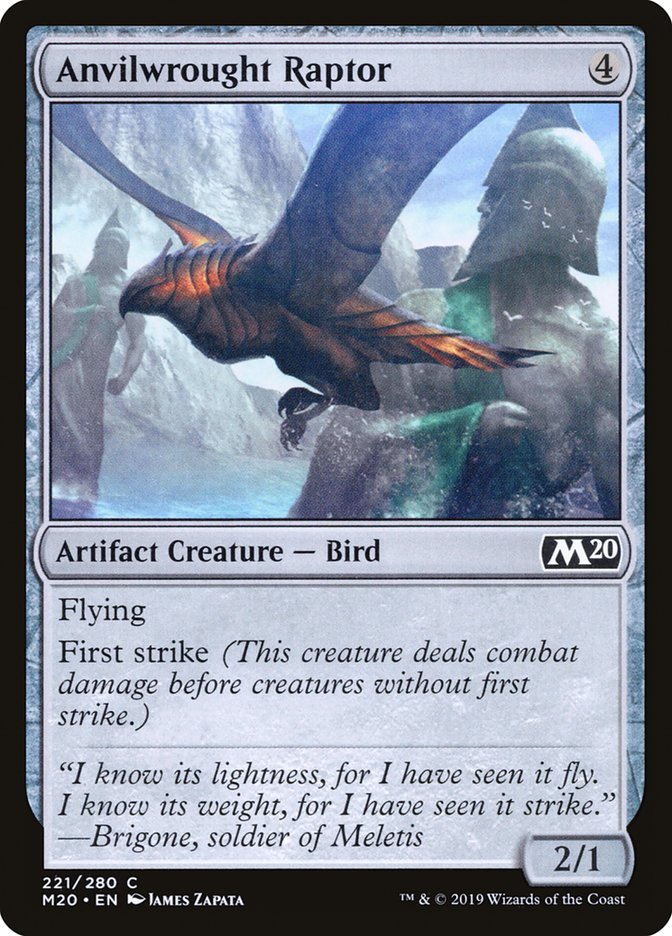 Anvilwrought Raptor [Core Set 2020] | Exor Games New Glasgow