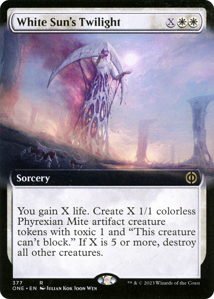 White Sun's Twilight (Extended Art) [Phyrexia: All Will Be One] | Exor Games New Glasgow