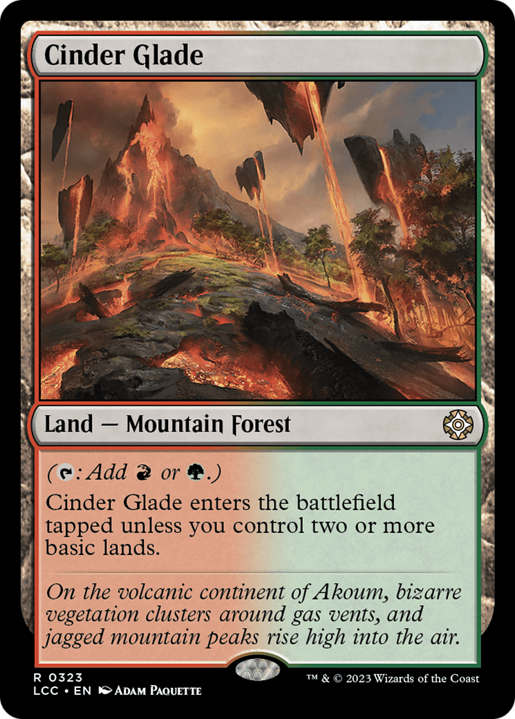 Cinder Glade [The Lost Caverns of Ixalan Commander] | Exor Games New Glasgow