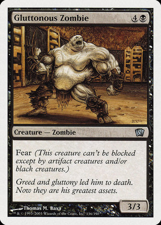 Gluttonous Zombie [Eighth Edition] | Exor Games New Glasgow