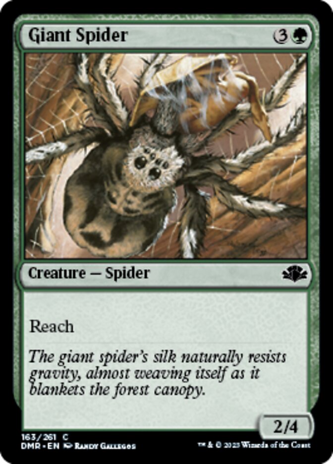 Giant Spider [Dominaria Remastered] | Exor Games New Glasgow