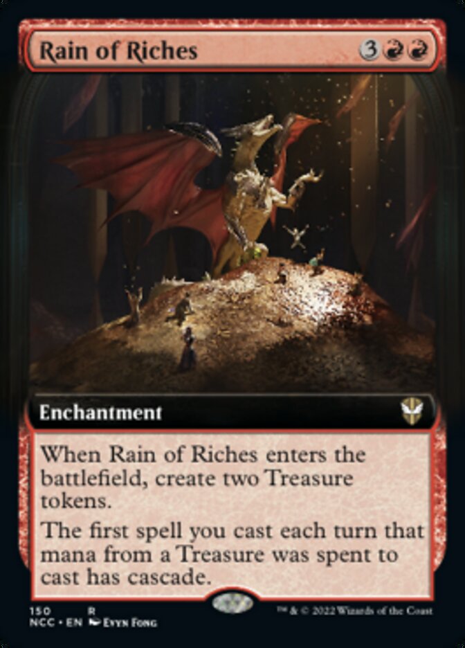 Rain of Riches (Extended Art) [Streets of New Capenna Commander] | Exor Games New Glasgow