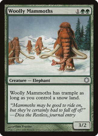 Woolly Mammoths [Coldsnap Theme Decks] | Exor Games New Glasgow