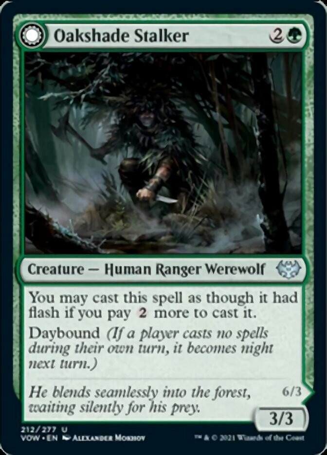 Oakshade Stalker // Moonlit Ambusher [Innistrad: Crimson Vow] | Exor Games New Glasgow