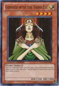 Goddess with the Third Eye [GLD4-EN004] Common | Exor Games New Glasgow