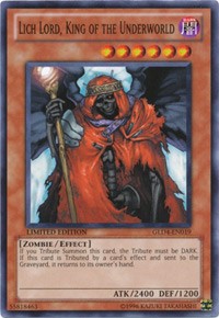 Lich Lord, King of the Underworld [GLD4-EN019] Common | Exor Games New Glasgow