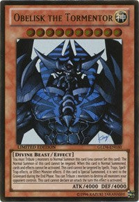 Obelisk the Tormentor [GLD4-EN030] Gold Rare | Exor Games New Glasgow