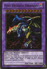 Five-Headed Dragon [GLD4-EN031] Gold Rare | Exor Games New Glasgow