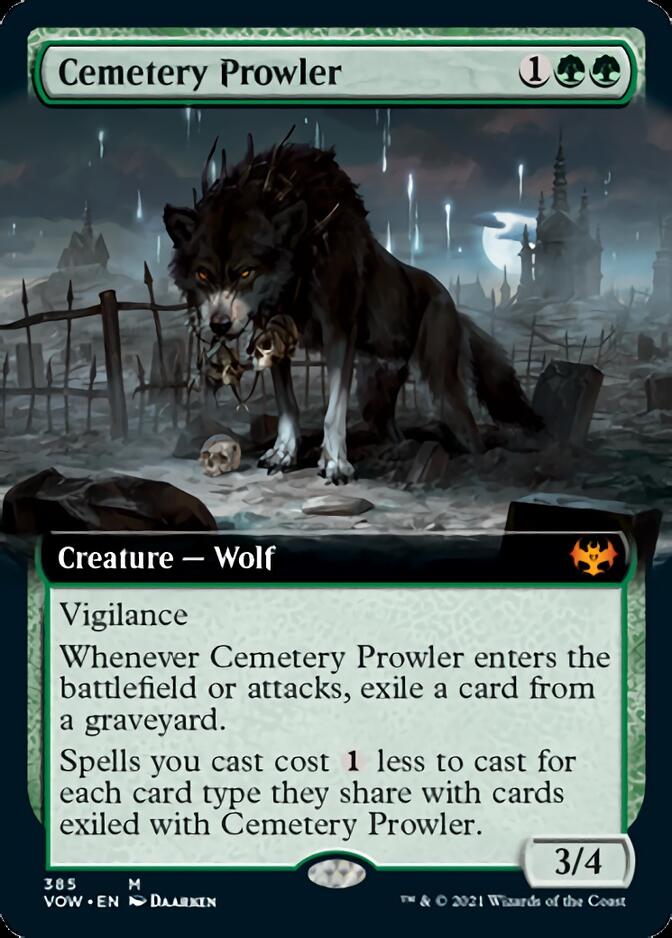 Cemetery Prowler (Extended) [Innistrad: Crimson Vow] | Exor Games New Glasgow