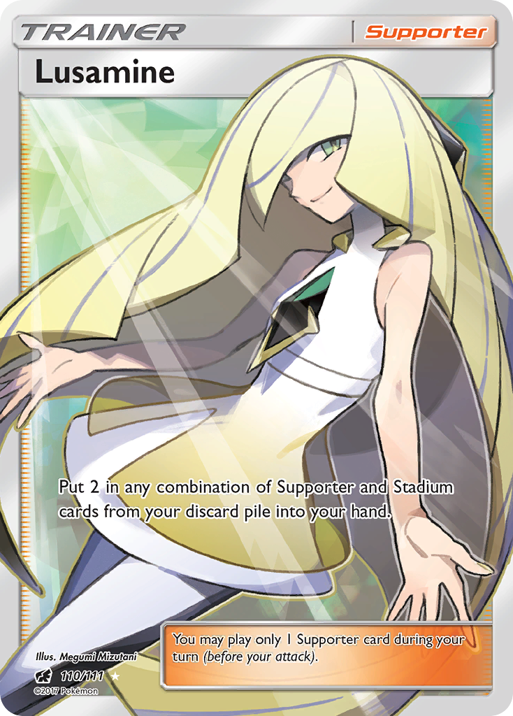 Lusamine (110/111) [Sun & Moon: Crimson Invasion] | Exor Games New Glasgow