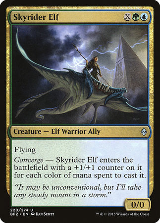 Skyrider Elf [Battle for Zendikar] | Exor Games New Glasgow