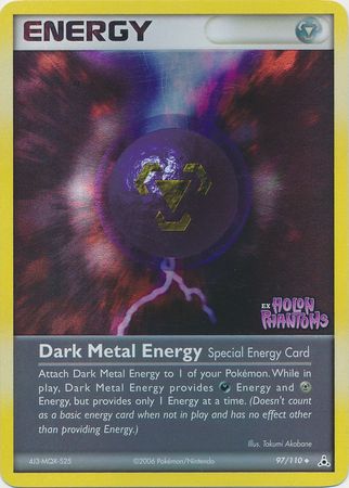 Dark Metal Energy (97/110) (Stamped) [EX: Holon Phantoms] | Exor Games New Glasgow