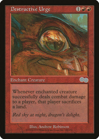 Destructive Urge [Urza's Saga] | Exor Games New Glasgow