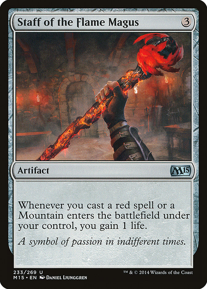 Staff of the Flame Magus [Magic 2015] | Exor Games New Glasgow