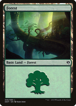 Forest (38) [Duel Decks: Zendikar vs. Eldrazi] | Exor Games New Glasgow