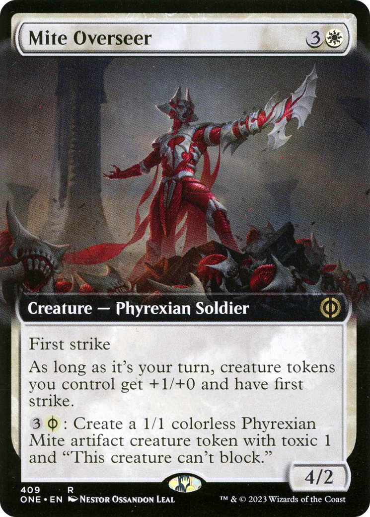 Mite Overseer (Extended Art) [Phyrexia: All Will Be One] | Exor Games New Glasgow