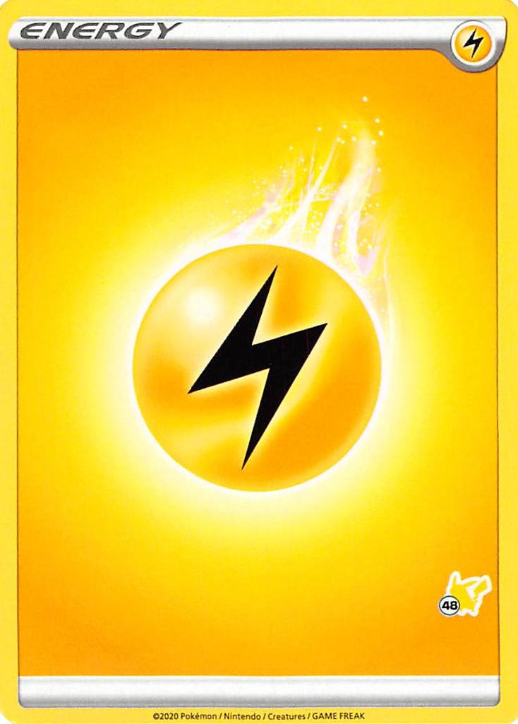 Lightning Energy (Pikachu Stamp #48) [Battle Academy 2022] | Exor Games New Glasgow