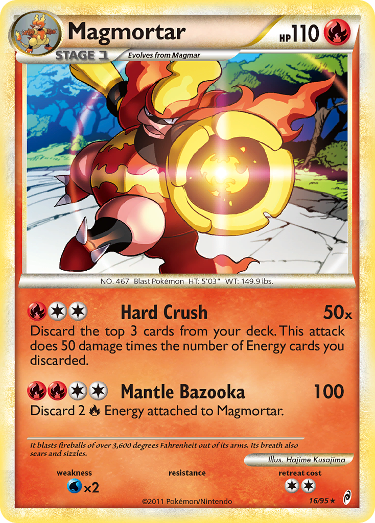 Magmortar (16/95) [HeartGold & SoulSilver: Call of Legends] | Exor Games New Glasgow