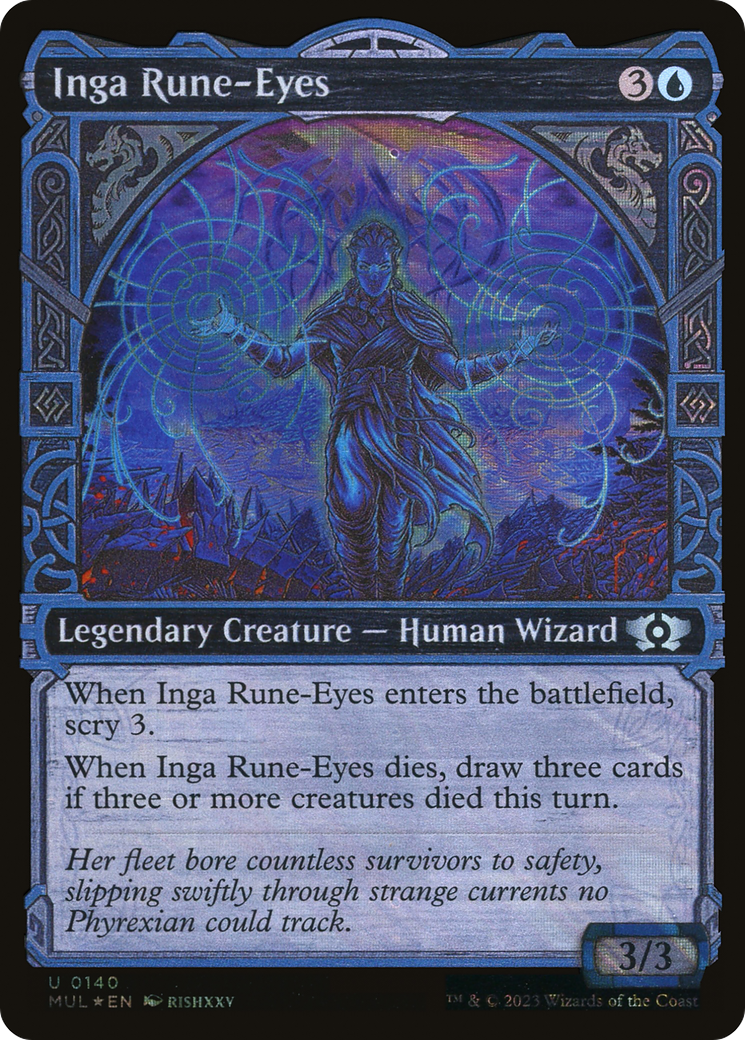 Inga Rune-Eyes (Halo Foil) [Multiverse Legends] | Exor Games New Glasgow