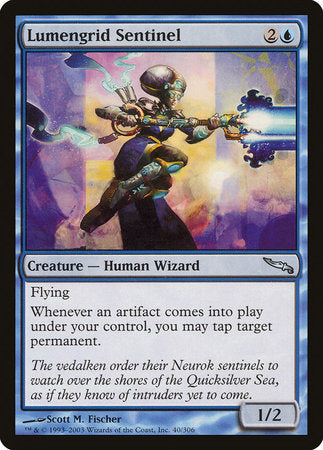 Lumengrid Sentinel [Mirrodin] | Exor Games New Glasgow