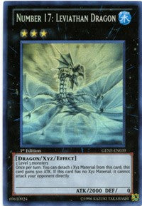 Number 17: Leviathan Dragon [GENF-EN039] Ghost Rare | Exor Games New Glasgow