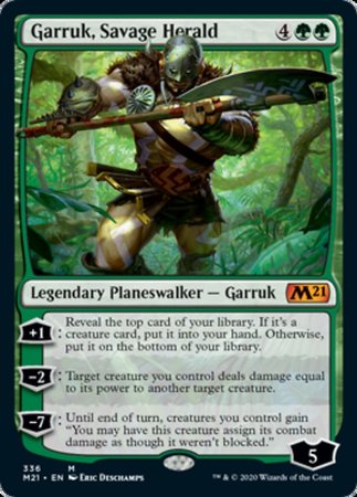 Garruk, Savage Herald [Core Set 2021] | Exor Games New Glasgow