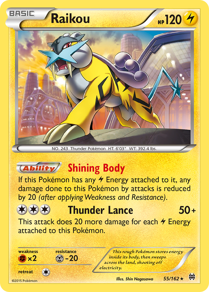 Raikou (55/162) [XY: BREAKthrough] | Exor Games New Glasgow