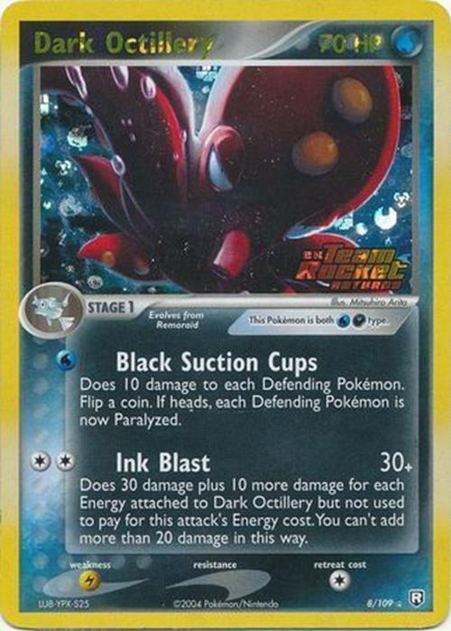 Dark Octillery (8/109) (Stamped) [EX: Team Rocket Returns] | Exor Games New Glasgow