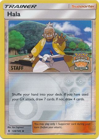 Hala (126/145) (Regional Championship Promo Staff) [Sun & Moon: Guardians Rising] | Exor Games New Glasgow