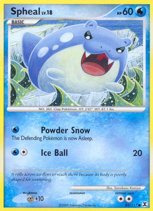 Spheal (82/111) [Platinum: Rising Rivals] | Exor Games New Glasgow