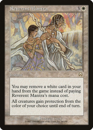 Reverent Mantra [Mercadian Masques] | Exor Games New Glasgow