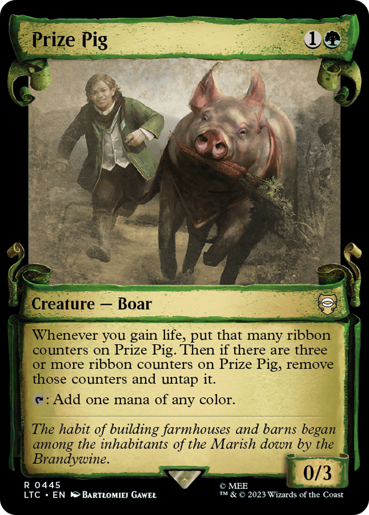 Prize Pig [The Lord of the Rings: Tales of Middle-Earth Commander Showcase Scrolls] | Exor Games New Glasgow